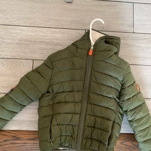 ONE OF A KIND boys Size 4 Save The Duck Mandalorian down jacket